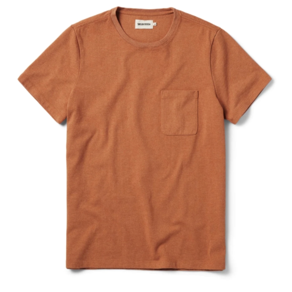 Taylor Stitch The Heavy Bag Tee in Apricot NWT